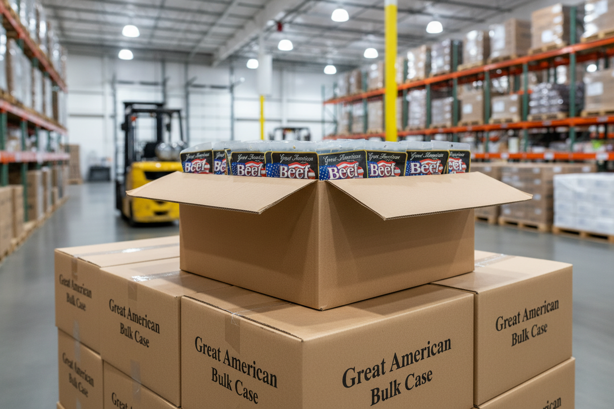 Teriyaki Clear-Top Bags on Pallet