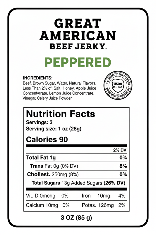 Peppered Nutrition Facts