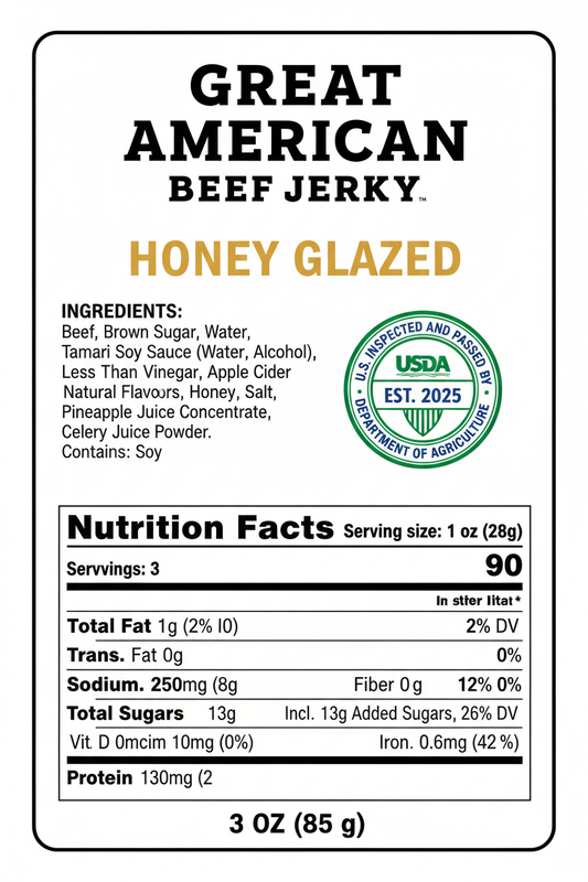 Honey Glazed Nutrition Facts